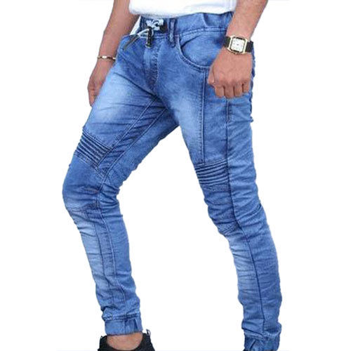 White Rip Denim Jeans For Men